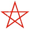 kreslení pentagramu